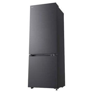 LG Bottom Mount Series Refrigerator GBB300MBL, Front Left Side View