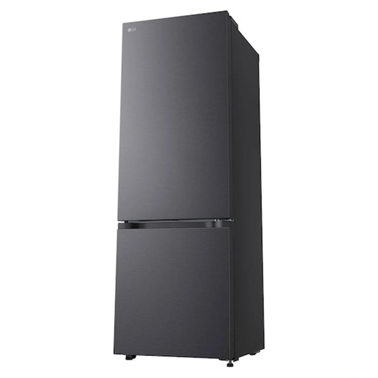 LG Bottom Mount Series Refrigerator GBB300MBL, Front Left Side View