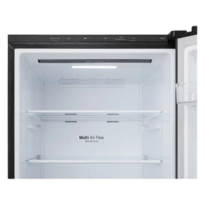 LG Bottom Mount Series Refrigerator GBB300MBL, Multi Air Flow View