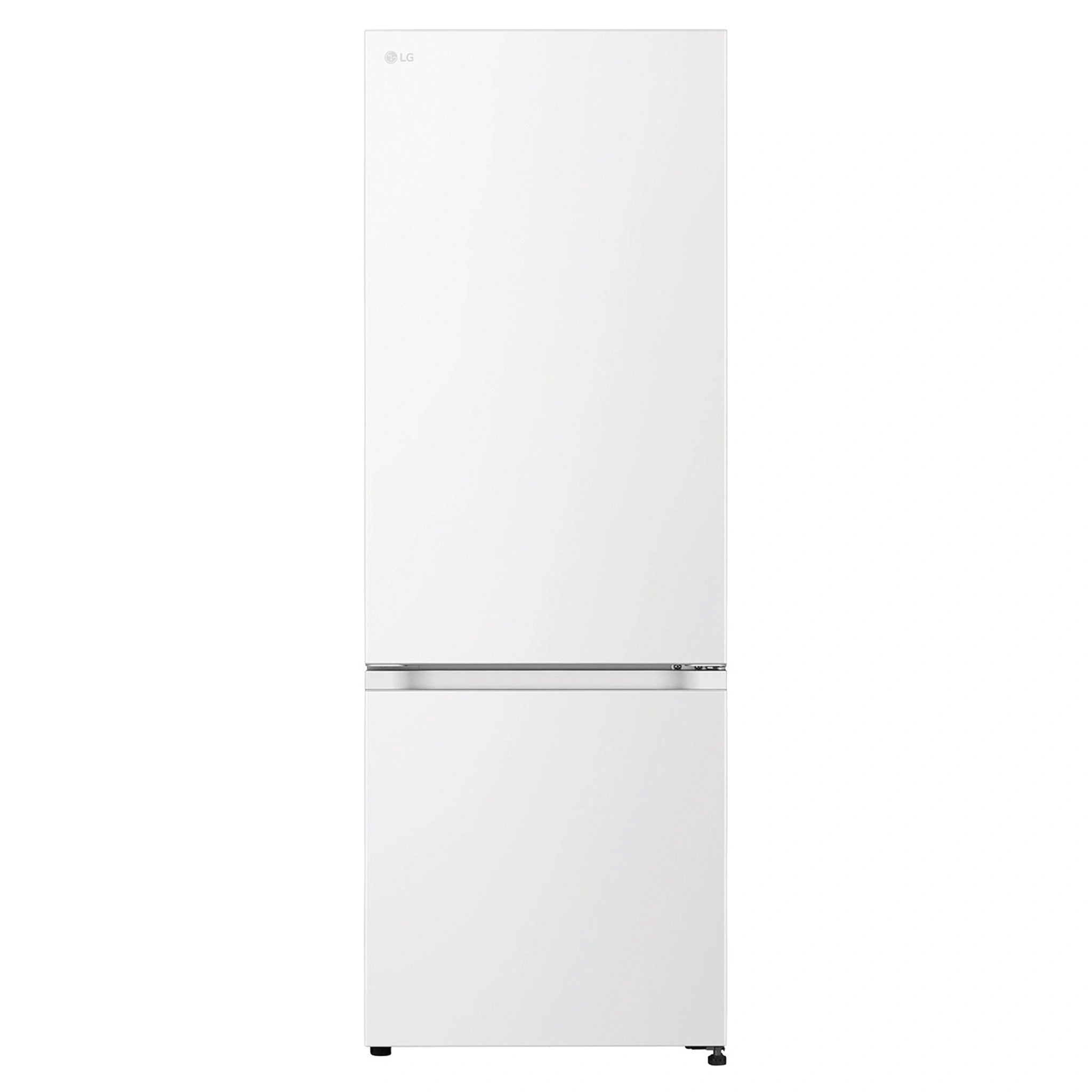 LG 335L Bottom Mount Fridge - Matte White Finish GBB300MWH, Front View