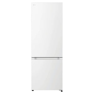LG 335L Bottom Mount Fridge - Matte White Finish GBB300MWH, Front View