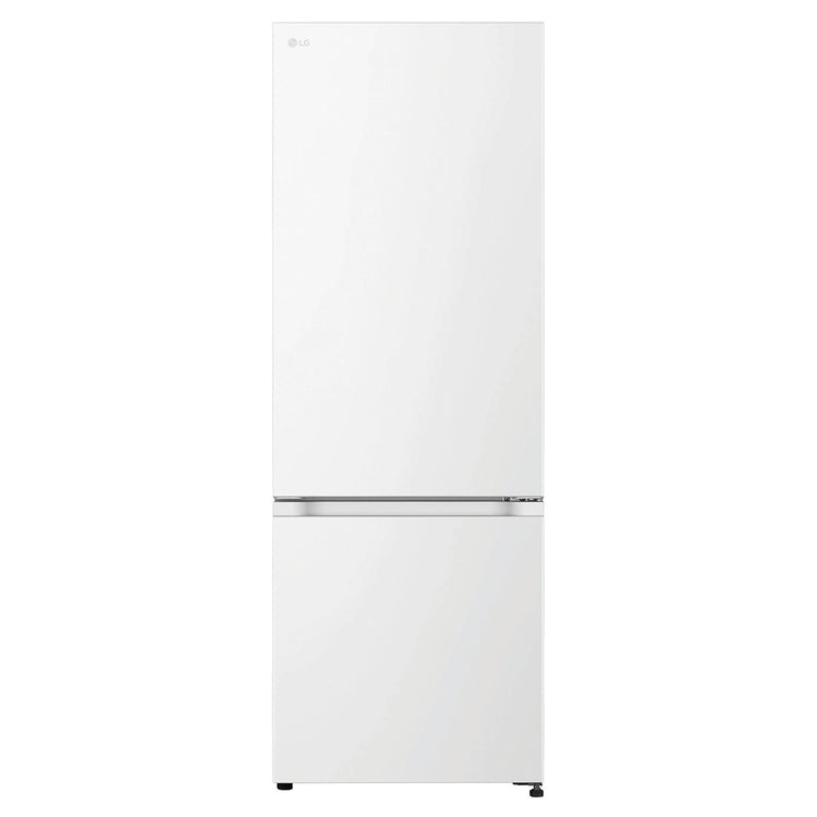 LG 335L Bottom Mount Fridge - Matte White Finish GBB300MWH, Front View