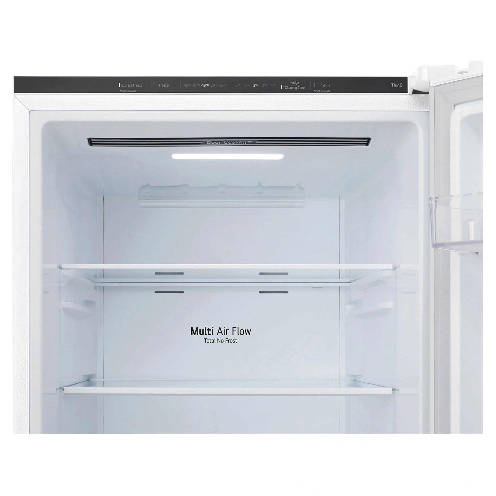 LG 335L Bottom Mount Fridge - Matte White Finish GBB300MWH, Multi Air Flow View