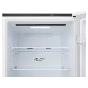 LG 335L Bottom Mount Fridge - Matte White Finish GBB300MWH, Multi Air Flow View