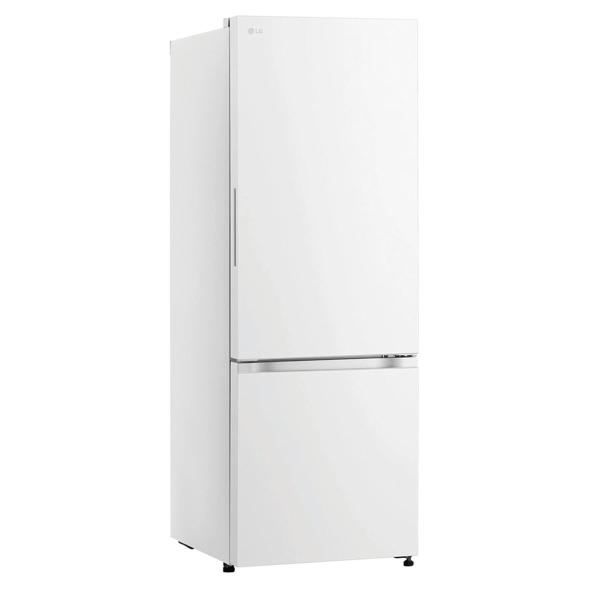 LG 335L Bottom Mount Fridge - Matte White Finish GBB300MWH, Right Side View