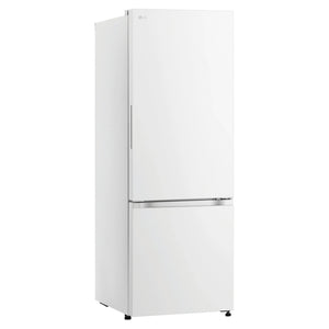 LG 335L Bottom Mount Fridge - Matte White Finish GBB300MWH, Right Side View