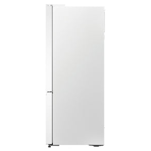 LG 335L Bottom Mount Fridge - Matte White Finish GBB300MWH, Side View