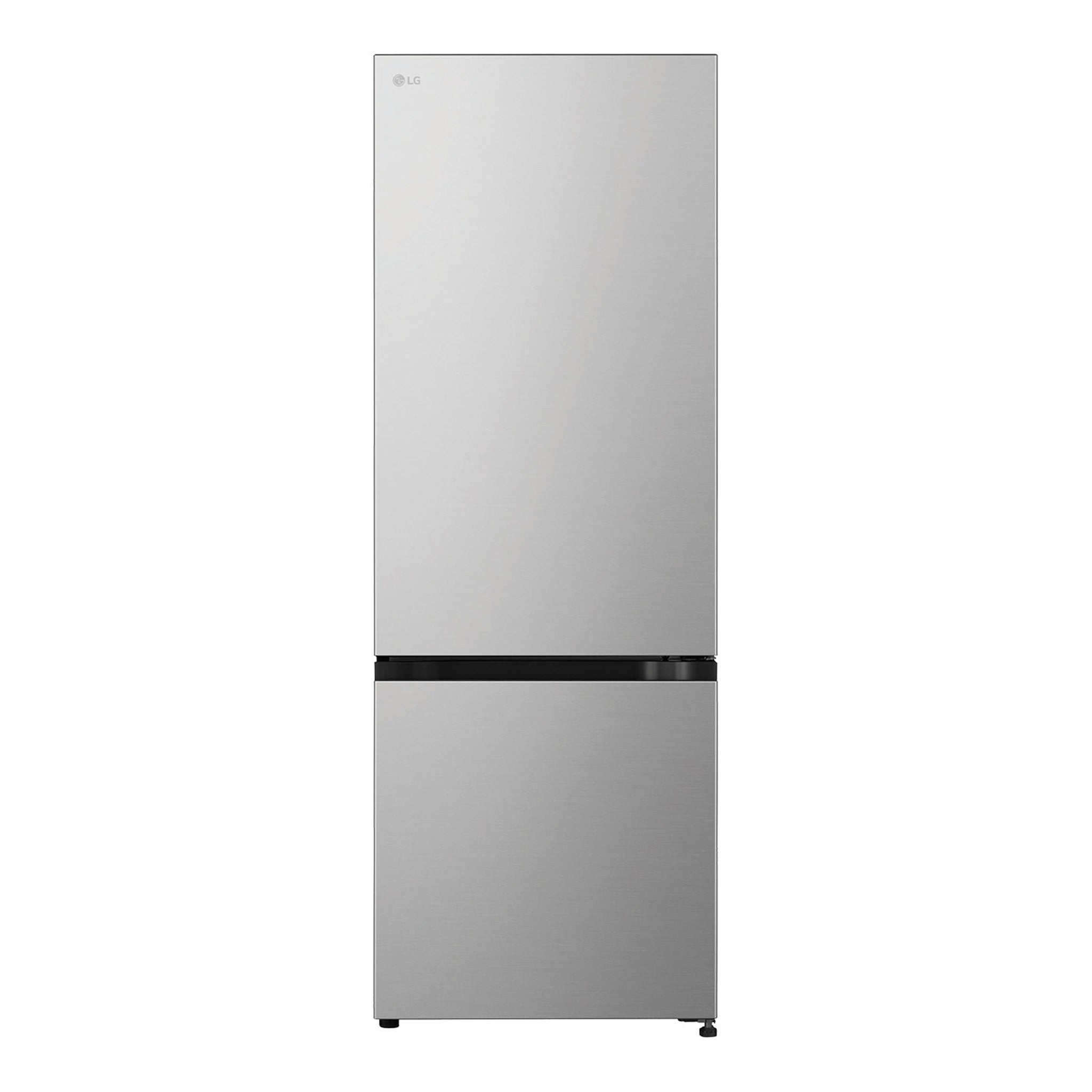 LG 335L Bottom Mount Fridge - Stainless Finish GBB300PL, Front View