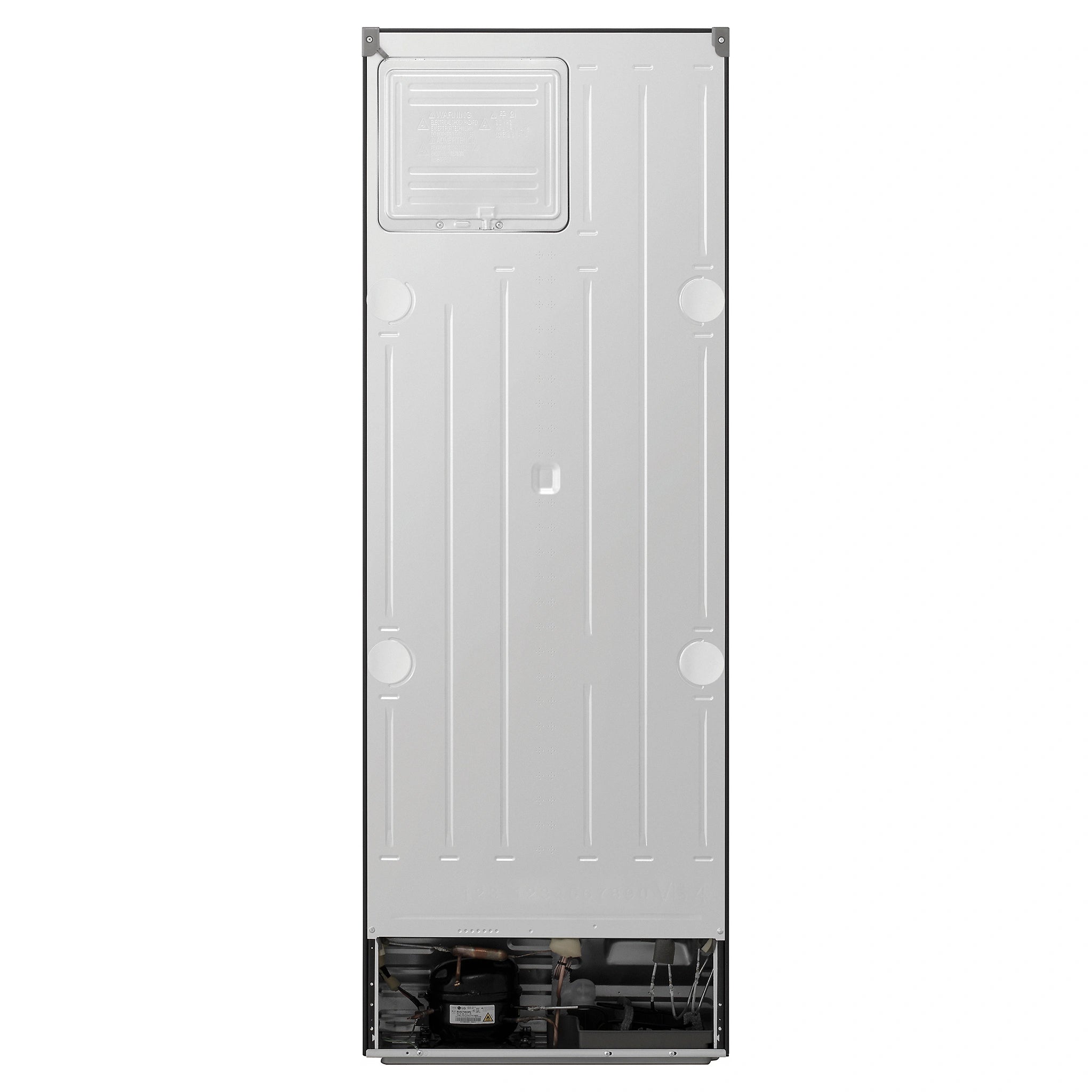 LG 332L Bottom Mount Fridge with Water Dispenser GBW300MBL, Back Side View