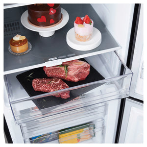 LG 332L Bottom Mount Fridge with Water Dispenser GBW300MBL, Fresh Converter View With Storages 2