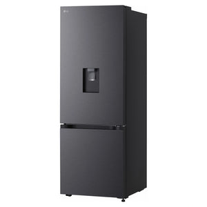 LG 332L Bottom Mount Fridge with Water Dispenser GBW300MBL, Front Left Side View 2