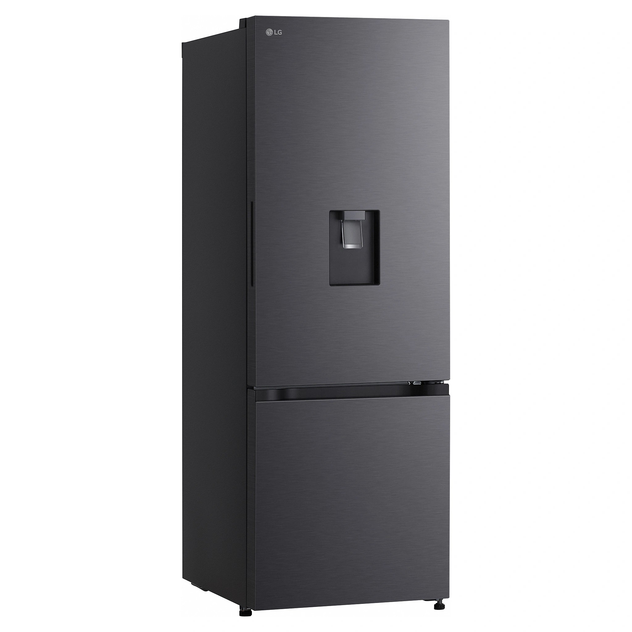 LG 332L Bottom Mount Fridge with Water Dispenser GBW300MBL, Right Side View