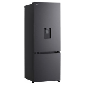LG 332L Bottom Mount Fridge with Water Dispenser GBW300MBL, Right Side View