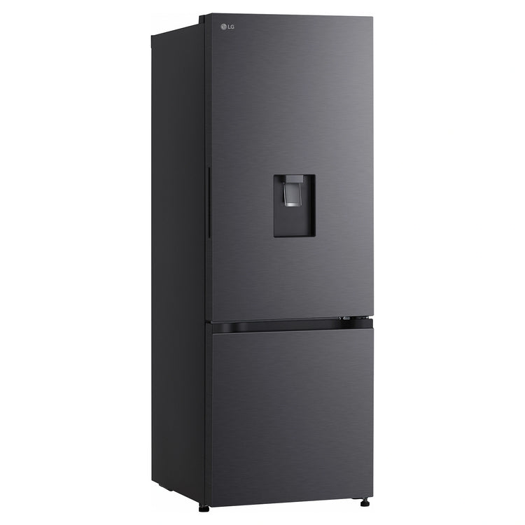 LG 332L Bottom Mount Fridge with Water Dispenser GBW300MBL, Right Side View
