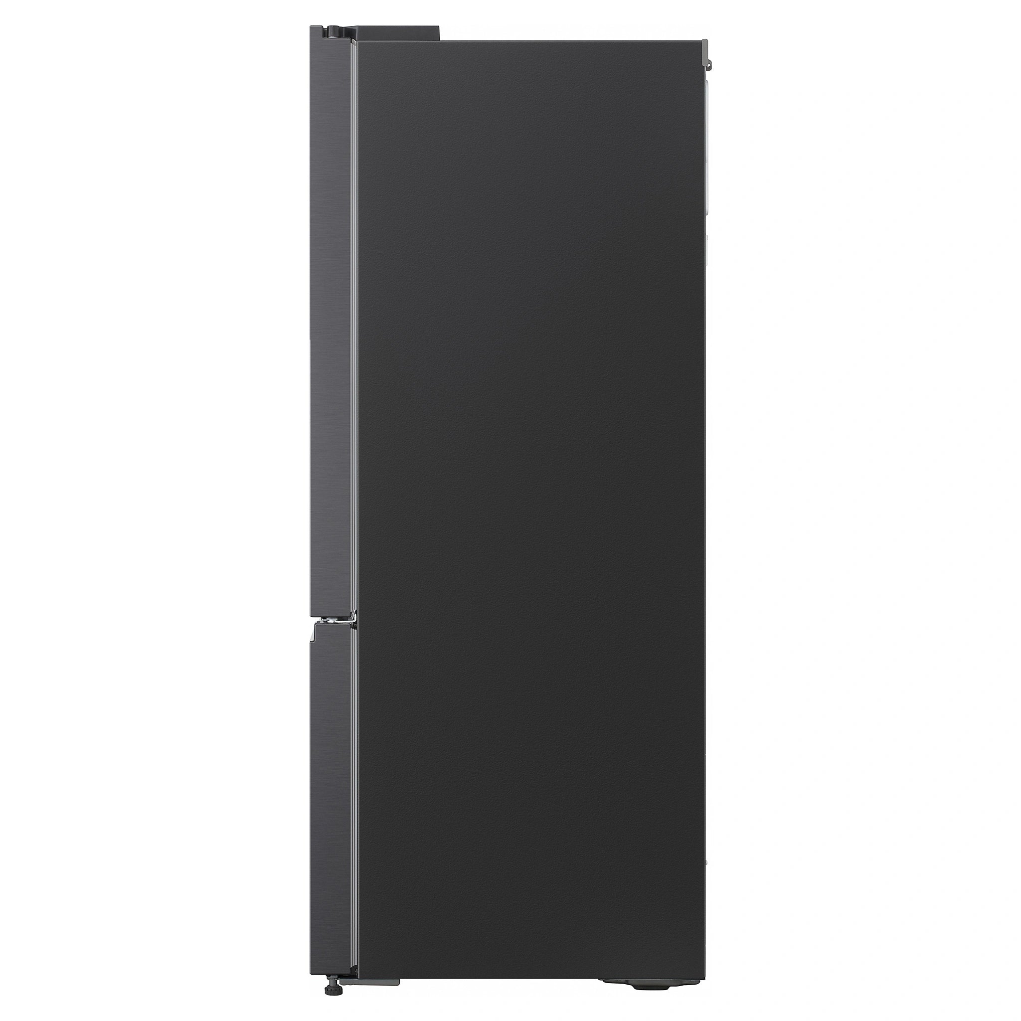LG 332L Bottom Mount Fridge with Water Dispenser GBW300MBL, Side View