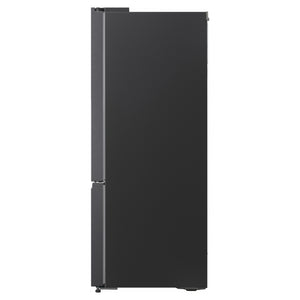 LG 332L Bottom Mount Fridge with Water Dispenser GBW300MBL, Side View