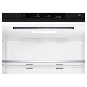 LG 420L Bottom Mount Fridge with Water Dispenser GBW455MBL, Door Cooling View