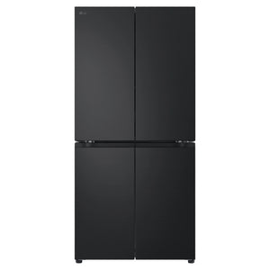 LG 530L French Door Refrigerator – GFB505MBL, Front View