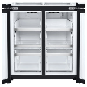 LG 530L French Door Refrigerator – GFB505MBL, Inside View