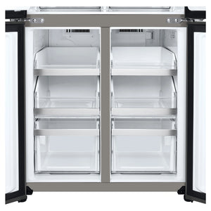 LG 530L French Door Refrigerator GFB505PL, Drawers View
