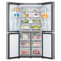 LG 530L French Door Refrigerator GFB505PL, Front View With Double Door Open View With Storages