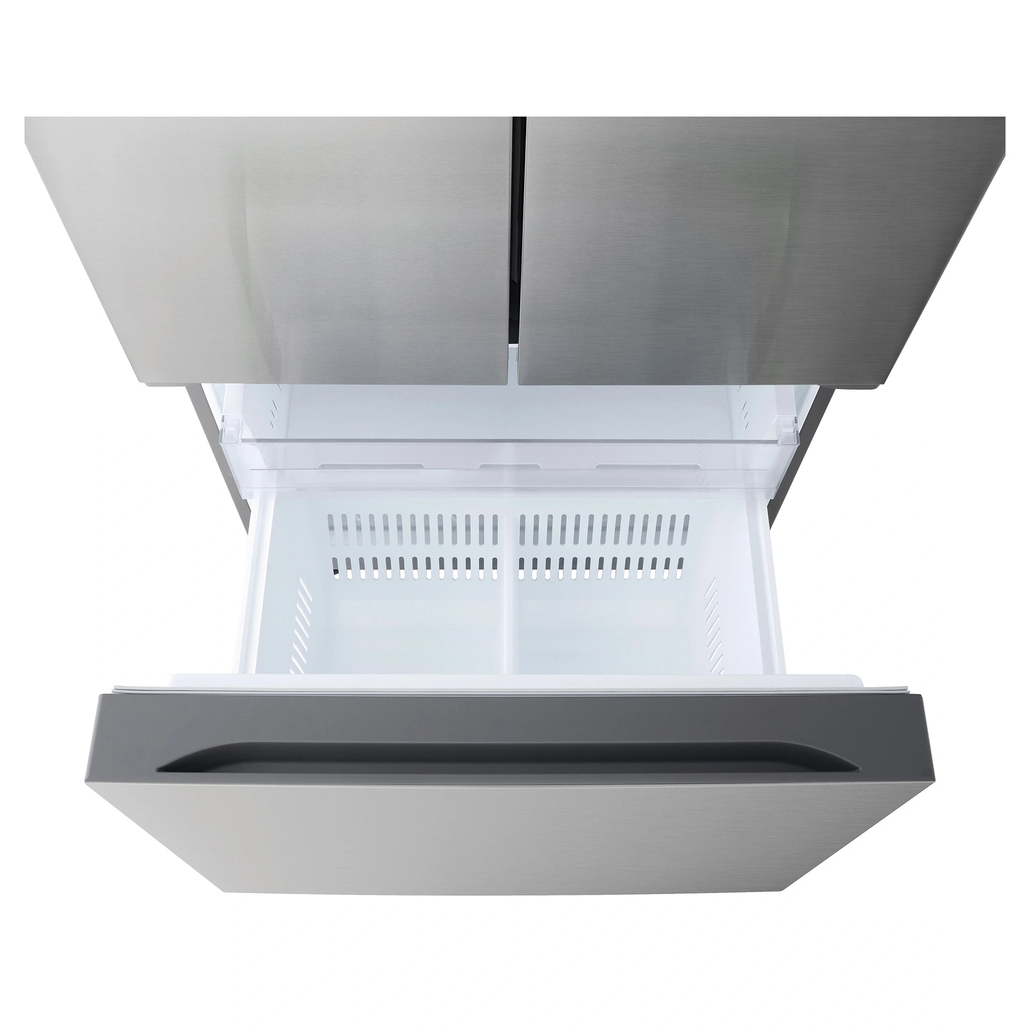 LG 589L Stainless Steel French Door Fridge GFB589PLE, Drawer Open View