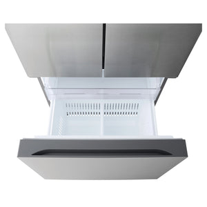 LG 589L Stainless Steel French Door Fridge GFB589PLE, Drawer Open View