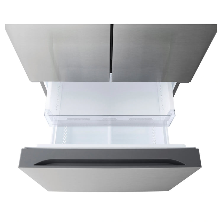 LG 589L Stainless Steel French Door Fridge GFB589PLE, Drawer Open View 2