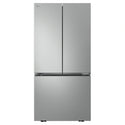 LG 589L Stainless Steel French Door Fridge GFB589PLE, Front View