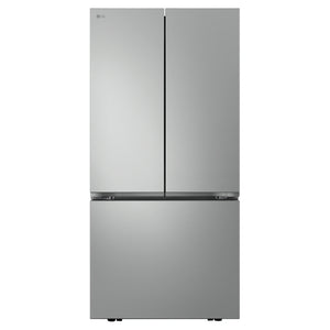 LG 589L Stainless Steel French Door Fridge GFB589PLE, Front View