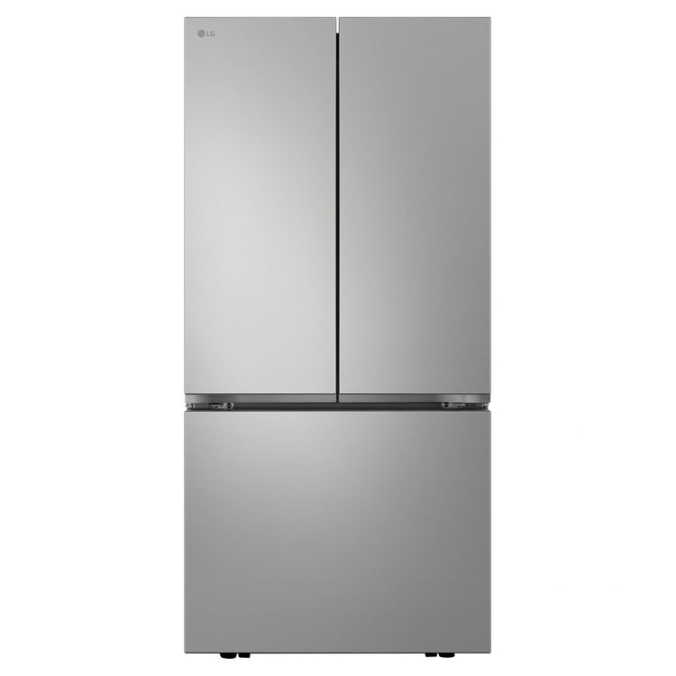LG 589L Stainless Steel French Door Fridge GFB589PLE, Front View