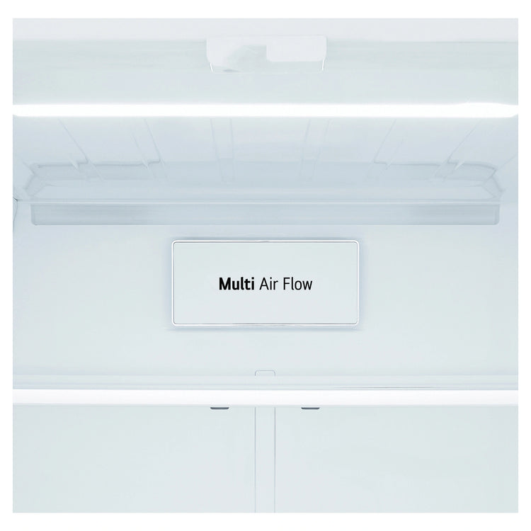 LG 589L Stainless Steel French Door Fridge GFB589PLE, Multi Air Flow View