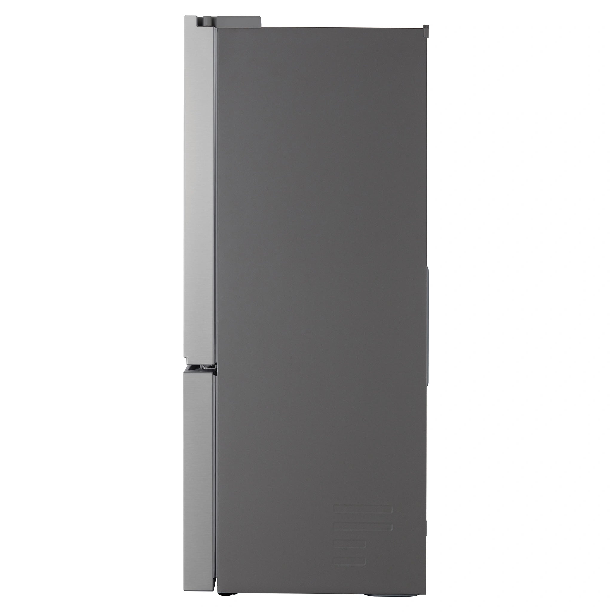 LG 589L Stainless Steel French Door Fridge GFB589PLE, Side View