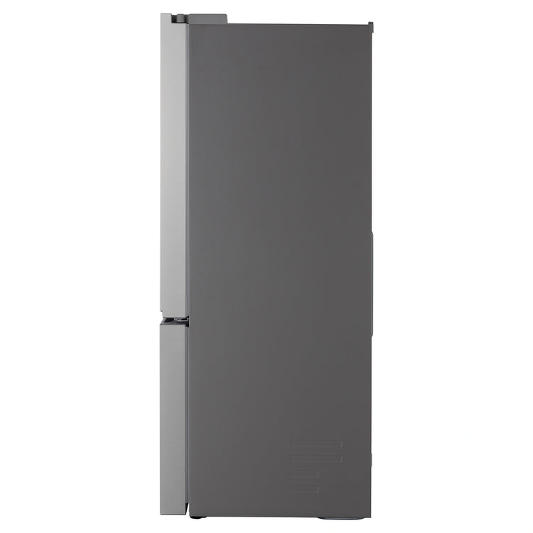 LG 589L Stainless Steel French Door Fridge GFB589PLE, Side View
