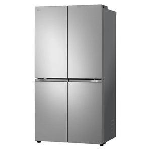 LG 665L Stainless Steel French Door Refrigerator GFB700PL, Left Side View