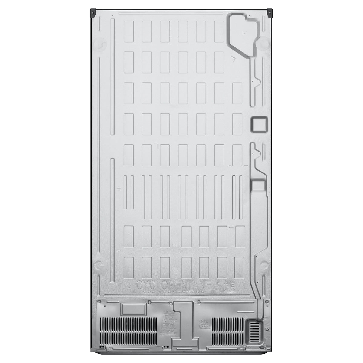 LG 665L French Door Fridge GFB705MBL, Back Side View