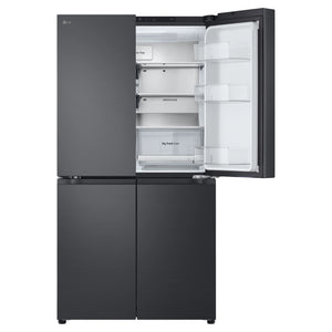 LG 665L French Door Fridge GFB705MBL, Front Top Right Side View