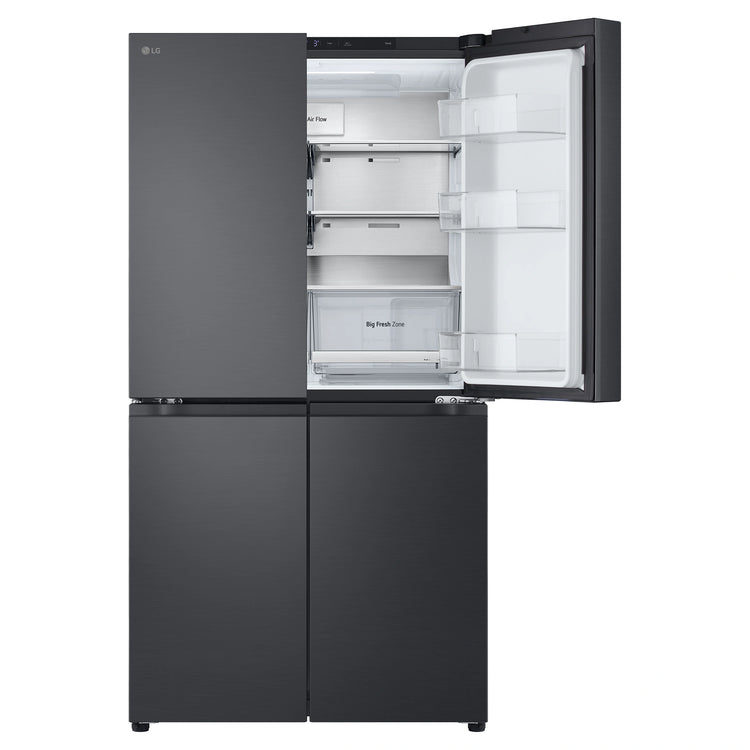 LG 665L French Door Fridge GFB705MBL, Front Top Right Side View