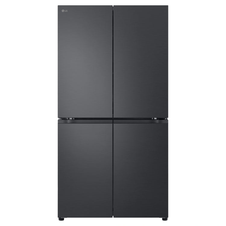 LG 665L French Door Fridge GFB705MBL, Front View