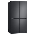 LG 665L French Door Fridge GFB705MBL, Left Side View