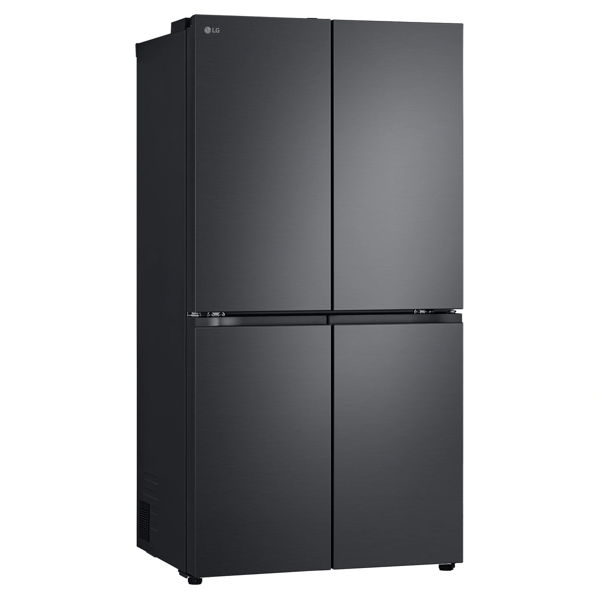 LG 665L French Door Fridge GFB705MBL, Left Side View