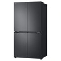 LG 665L French Door Fridge GFB705MBL, Right Side View