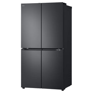 LG 665L French Door Fridge GFB705MBL, Right Side View