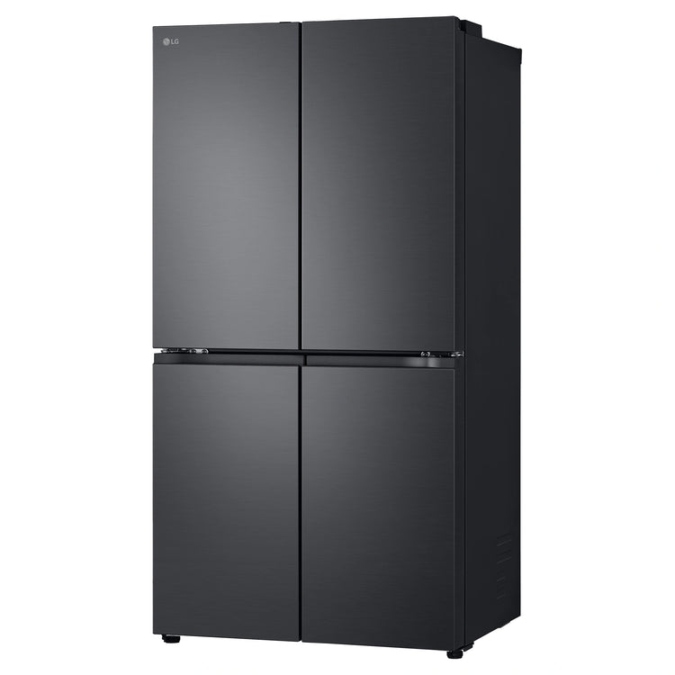 LG 665L French Door Fridge GFB705MBL, Right Side View