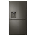 LG 687L Black Side By Side Refrigerator GFD700BSLC, Front View