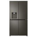 LG 687L Black Side By Side Refrigerator GFD700BSLC, Front View