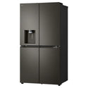 LG 687L Black Side By Side Refrigerator GFD700BSLC, Left Side View