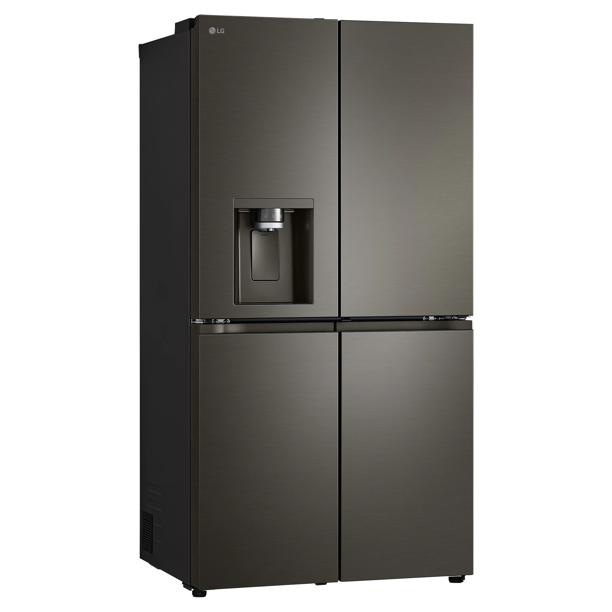 LG 687L Black Side By Side Refrigerator GFD700BSLC, Right Side View
