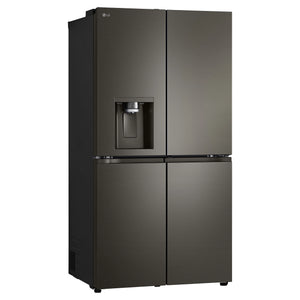 LG 687L Black Side By Side Refrigerator GFD700BSLC, Right Side View