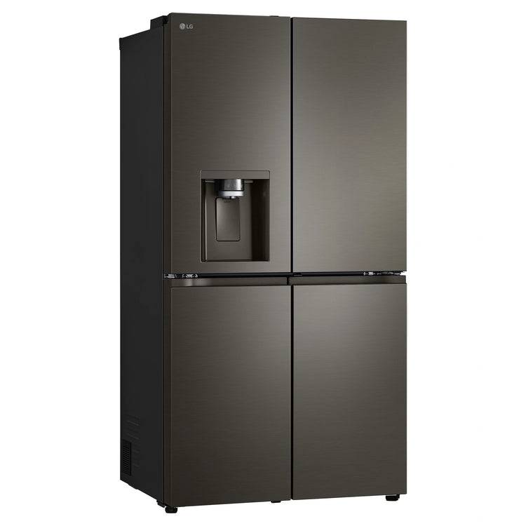 LG 687L Black Side By Side Refrigerator GFD700BSLC, Right Side View
